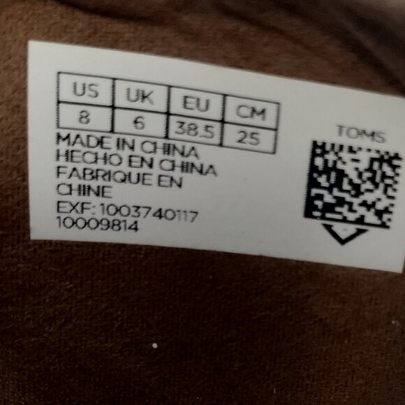 Toms Majorca Heeled Canvas Sandals - Picture 4 of 11